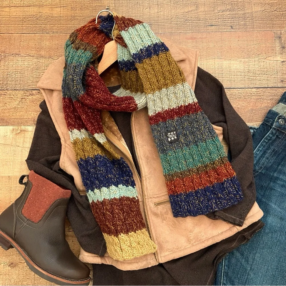 Sundance Tara SCARF⭐️NWOT Multicolor Knit
